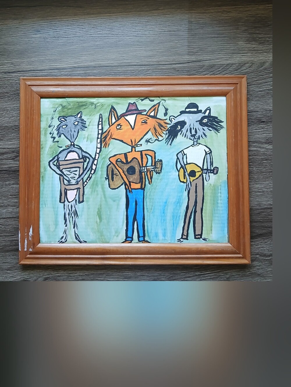 Animal Band Folk Art Painting